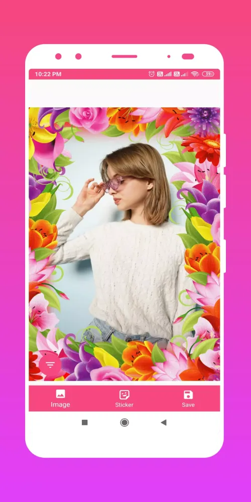 Rose Flower Photo Frames स्क्रीनशॉट