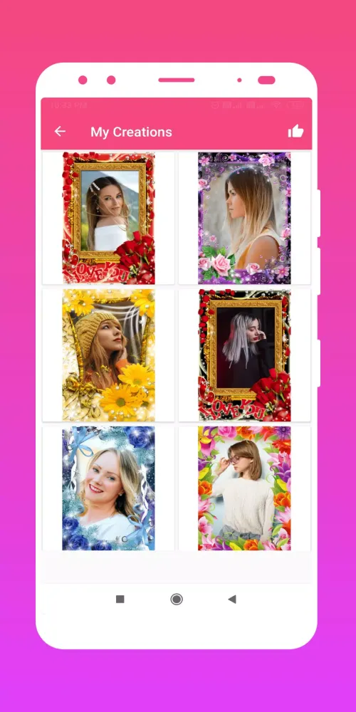 Rose Flower Photo Frames स्क्रीनशॉट