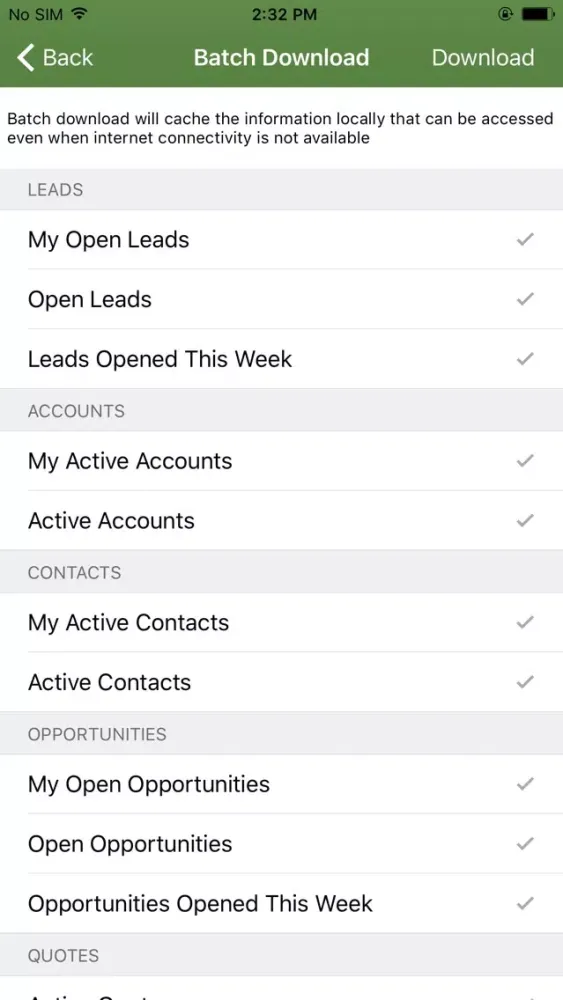 Mobile CRM+ for MS Dynamics CRM Online应用截图