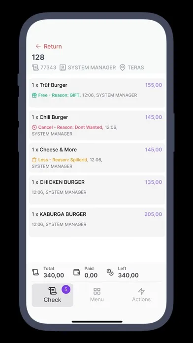 TABPAD Go Pos سکرین شاٹس