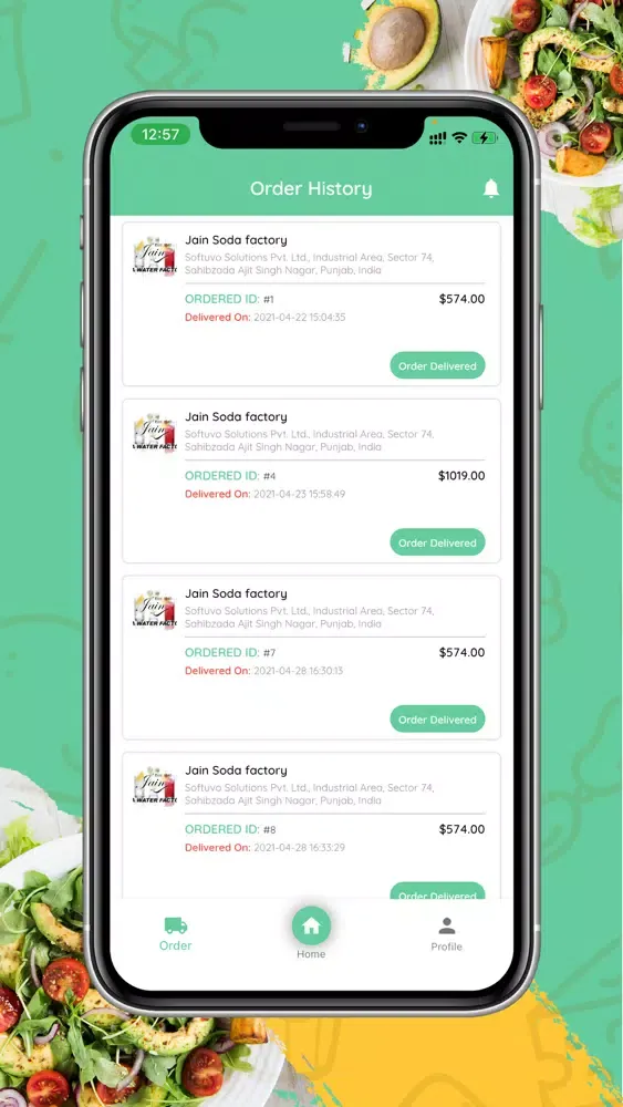 Capturas de pantalla de Dial Eats Delivery