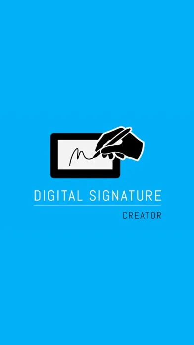 Digital signature creator سکرین شاٹس