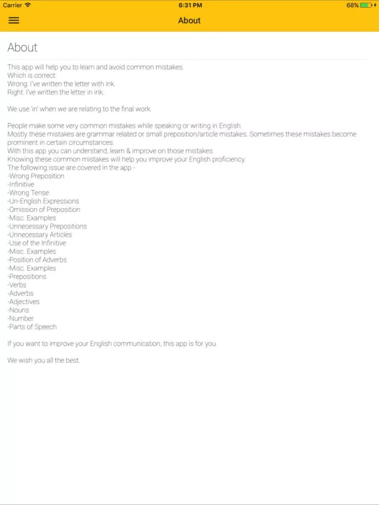 Common Mistakes iPad 应用截图