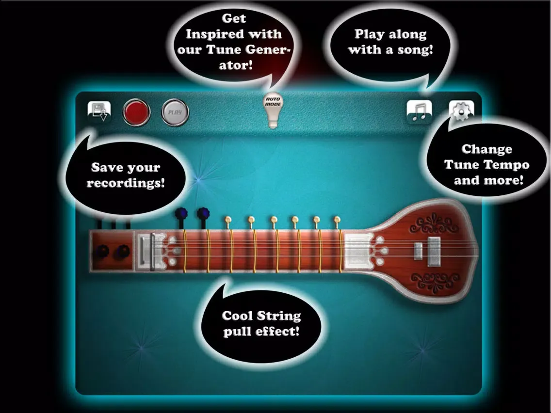 Capturas de pantalla de Sitar iPad 