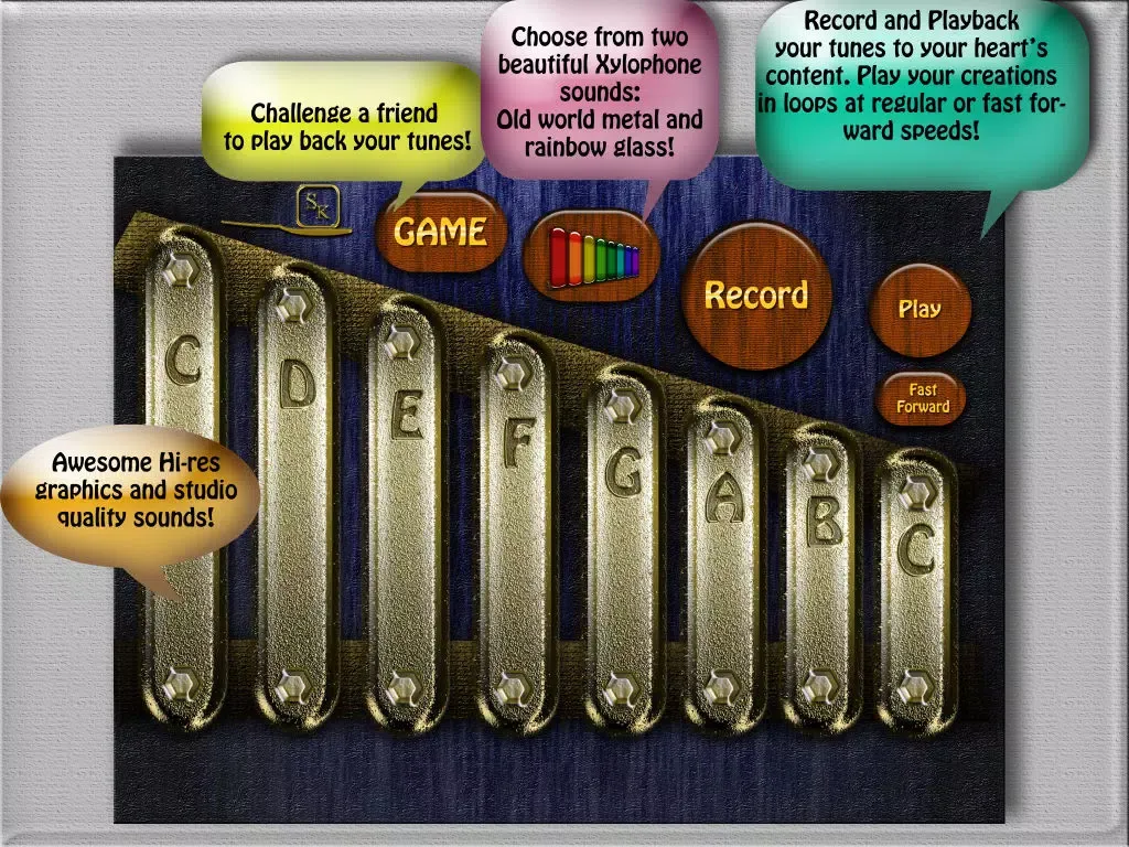 Captures d'écran de Xylophone Challenge HD Lite iPad 