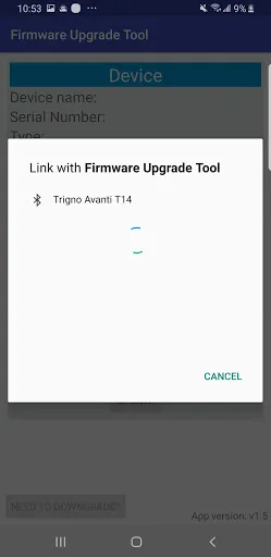 Trigno Sensor Update Tool स्क्रीनशॉट