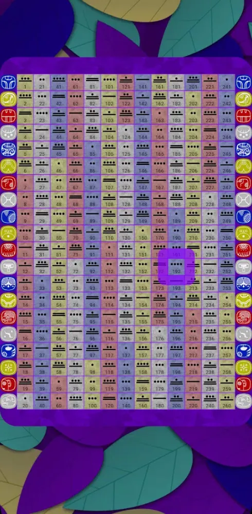 Ảnh chụp màn hình của Maya Calendar