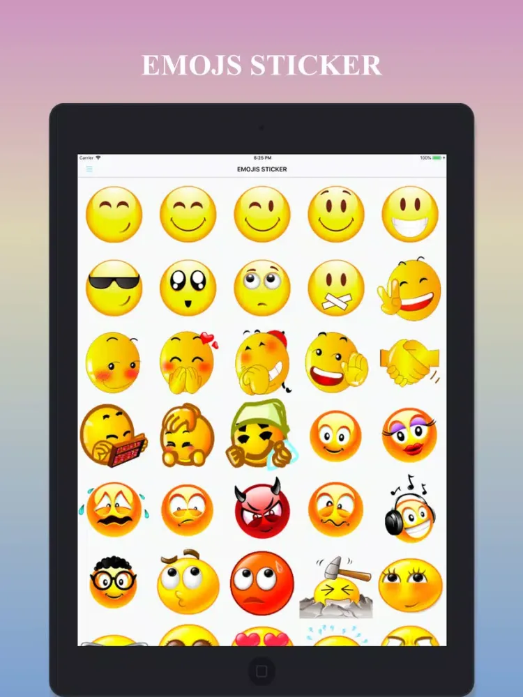 Emojis Sticker & Animated iPad  스크린샷