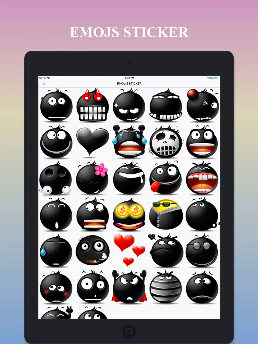 Скриншоты Emojis Sticker & Animated iPad 