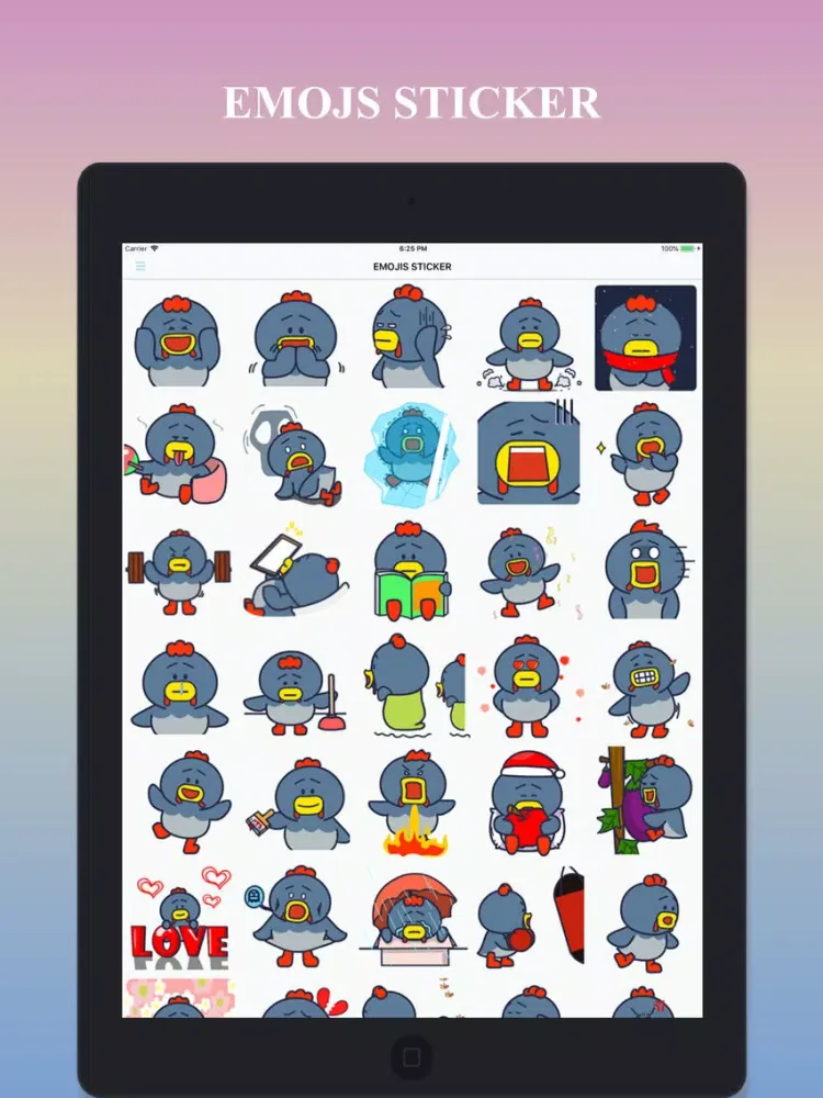 Emojis Sticker & Animated iPad  스크린샷