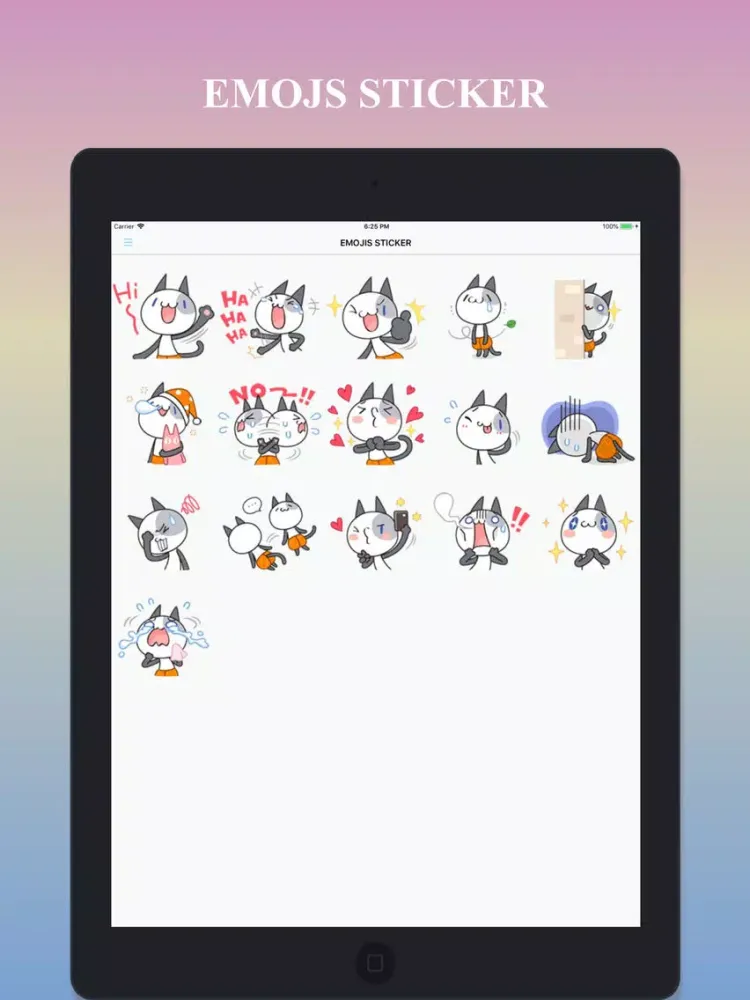Emojis Sticker & Animated iPad  스크린샷