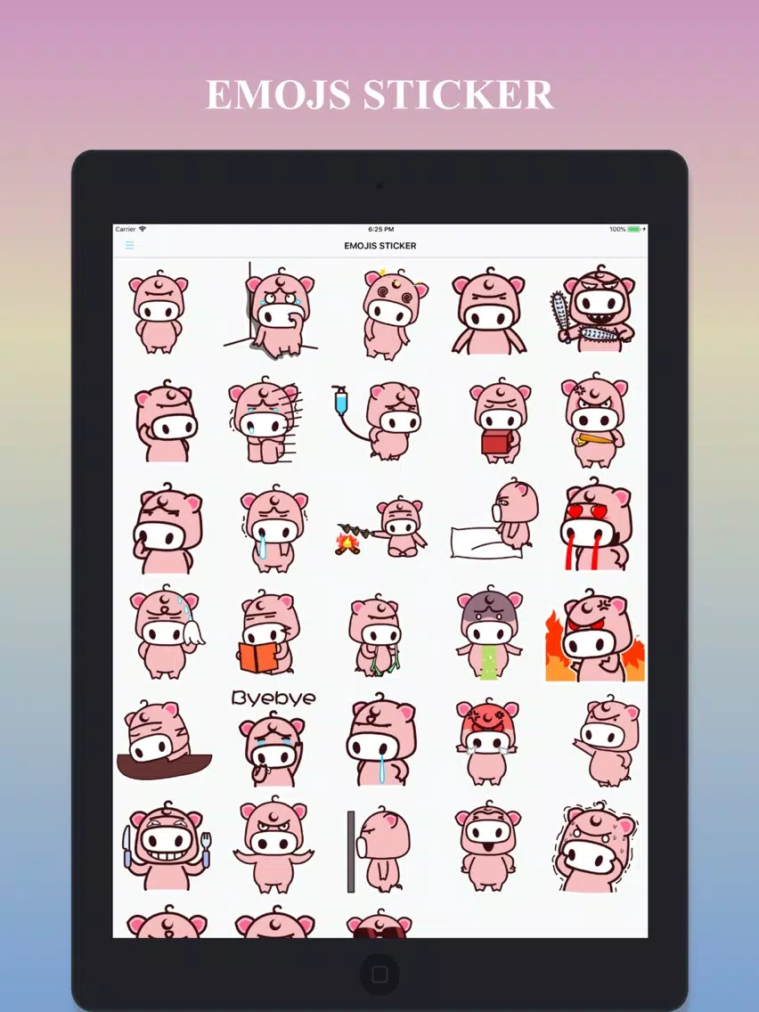 Скриншоты Emojis Sticker & Animated iPad 