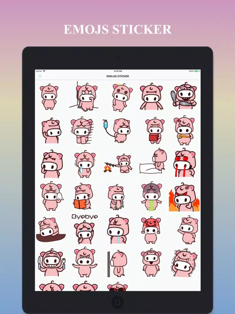 Emojis Sticker & Animated iPad  스크린샷