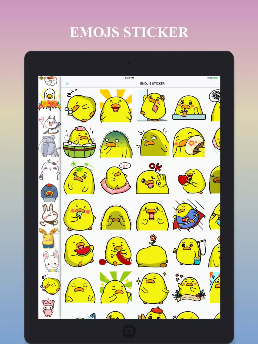 Скриншоты Emojis Sticker & Animated iPad 