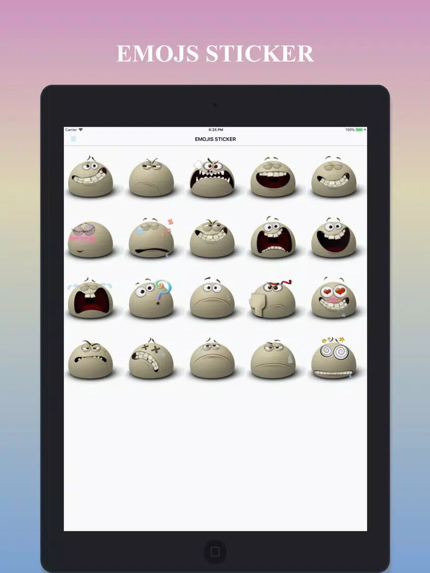 Скриншоты Emojis Sticker & Animated iPad 
