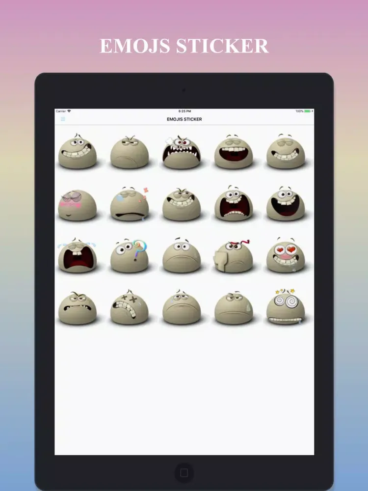 Emojis Sticker & Animated iPad  스크린샷