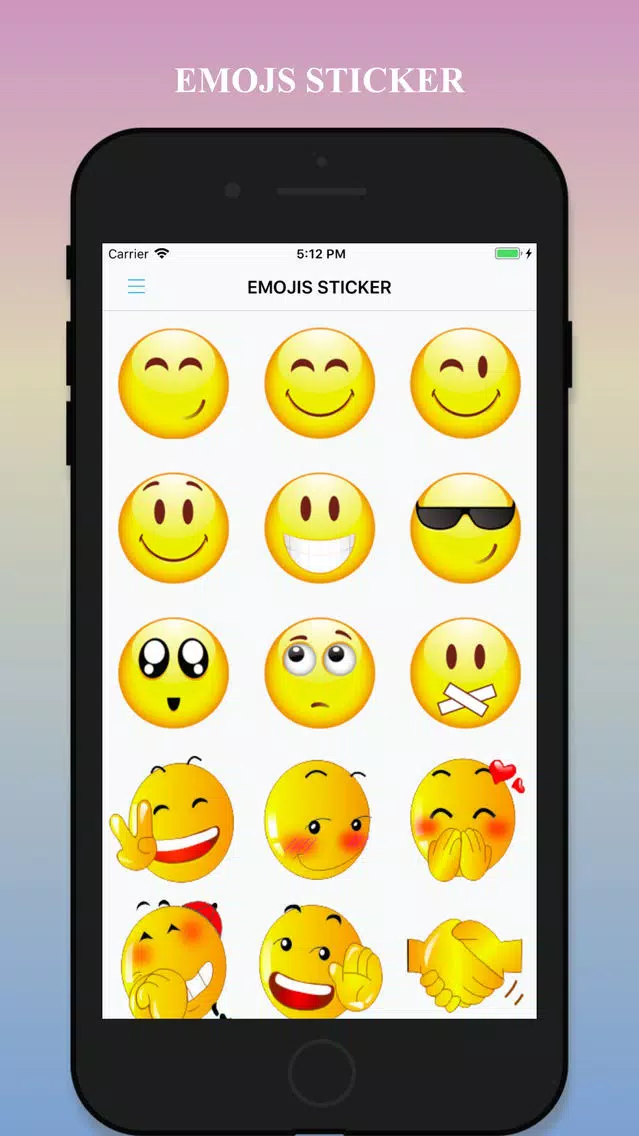 Скриншоты Emojis Sticker & Animated