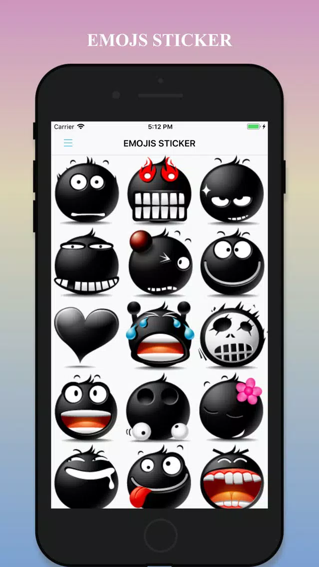 Скриншоты Emojis Sticker & Animated