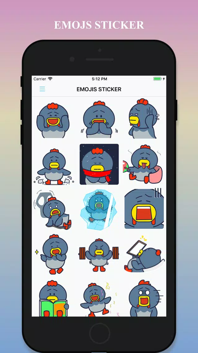 Скриншоты Emojis Sticker & Animated