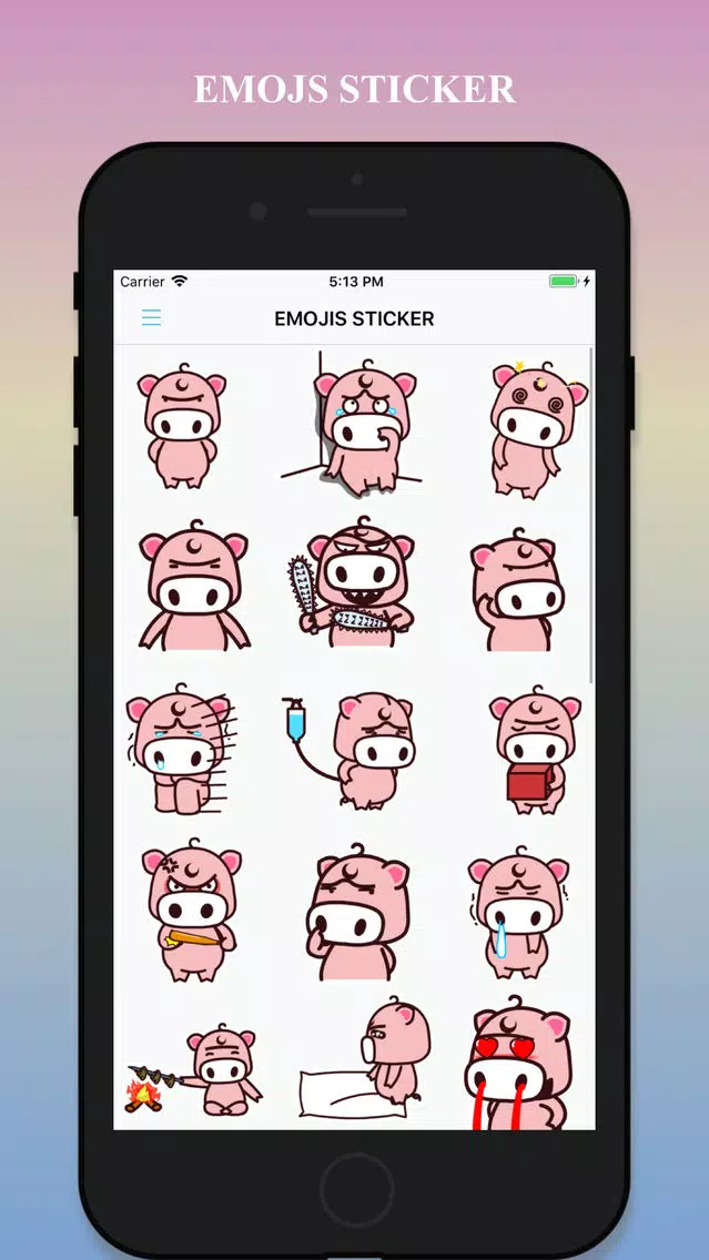 Скриншоты Emojis Sticker & Animated
