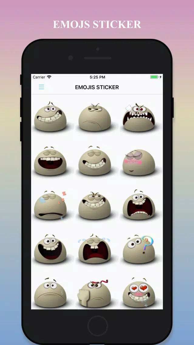 Скриншоты Emojis Sticker & Animated