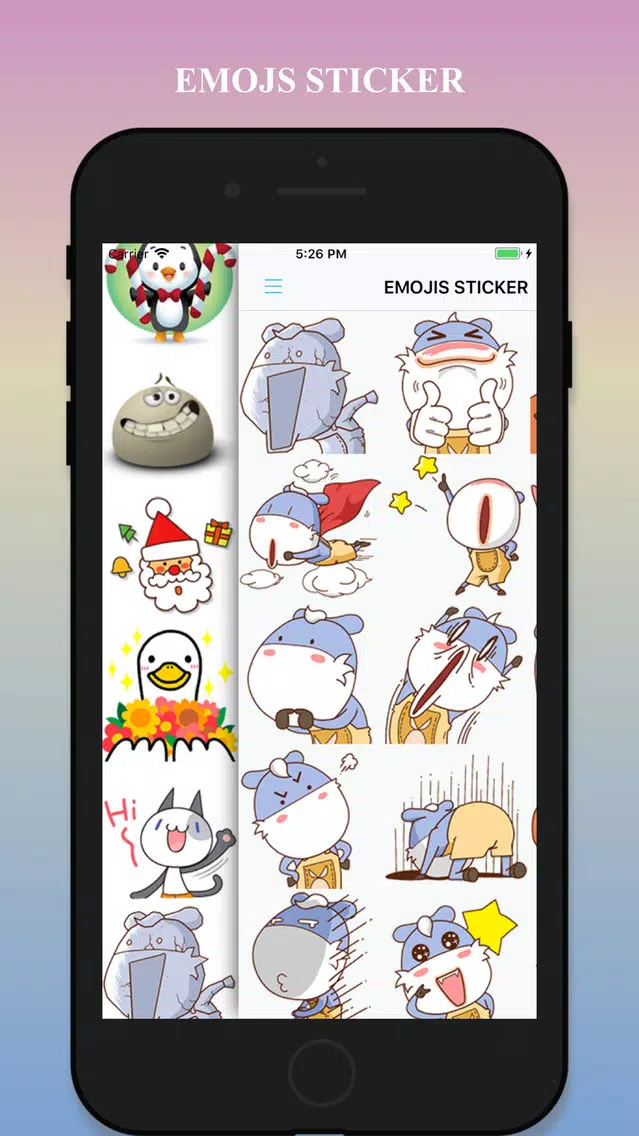 Скриншоты Emojis Sticker & Animated