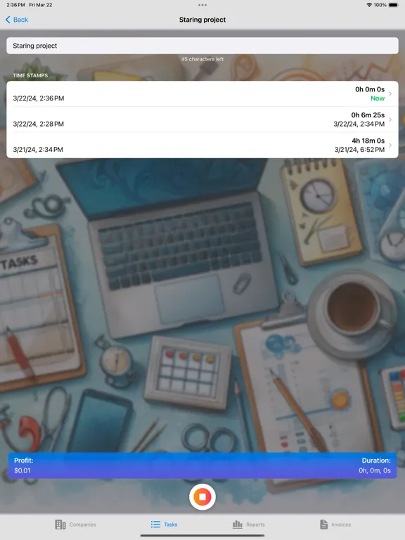 Скриншоты Timeseek iPad 