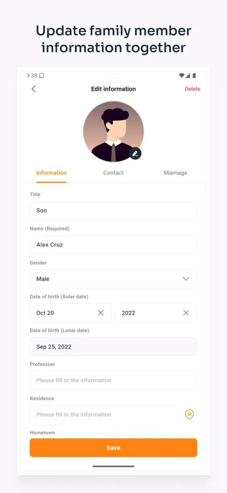MyFamilyTree Screenshots