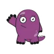 Purple Monster Sticker Pack Purple Monster Sticker Pack