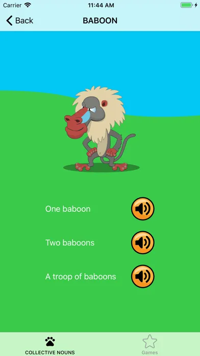 Collective Nouns Screenshots