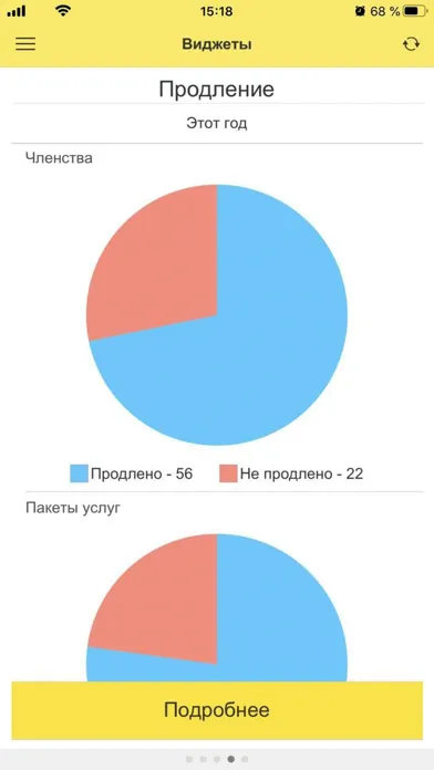 Управляющий "1С:Фитнес клуб" Screenshots