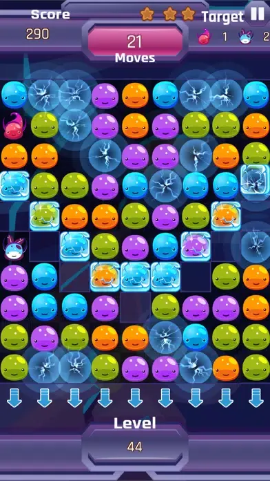 Cute Monsters Jelly Rush স্ক্রিনশট