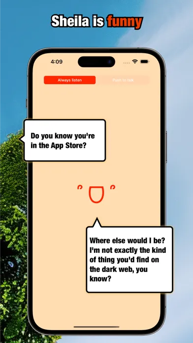 Capturas de tela do Sheila Conversational AI