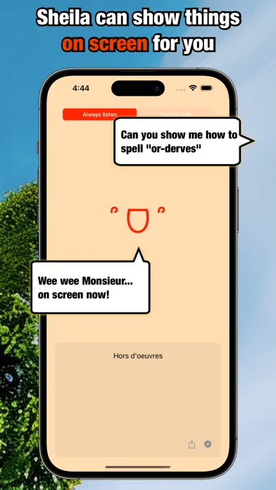 Capturas de tela do Sheila Conversational AI