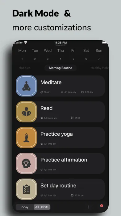 تصاویر ProActive Habit Tracker & ToDo