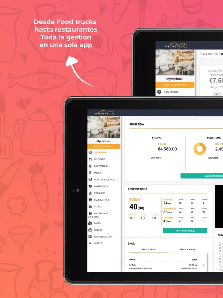 Скриншоты MyChefTool iPad 