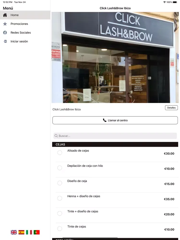 Capturas de pantalla de Click Lash and Brow iPad 