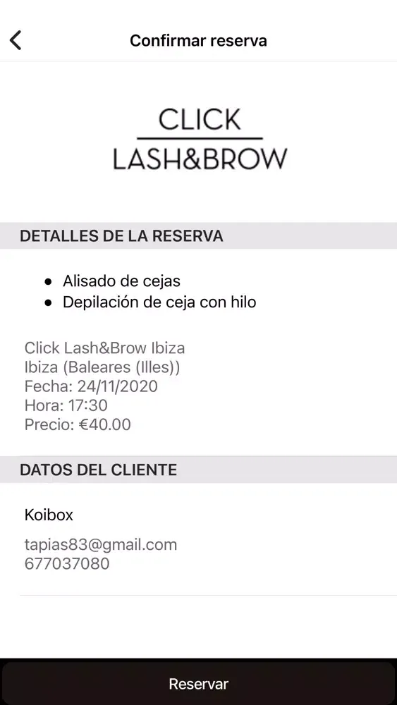 Capturas de pantalla de Click Lash and Brow