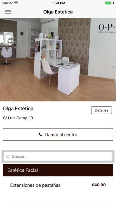 Captures d'écran de Olga Estética