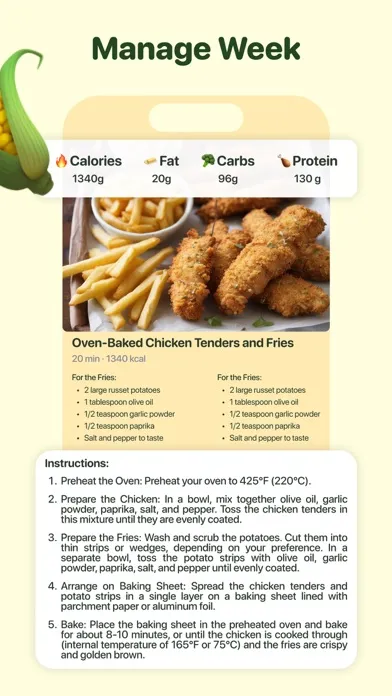 Meal Planner - Weekly Recipes Screenshots