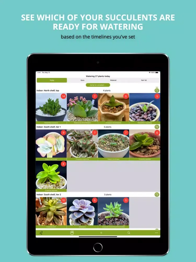 Succulent Tracker (Legacy) iPad  Screenshots