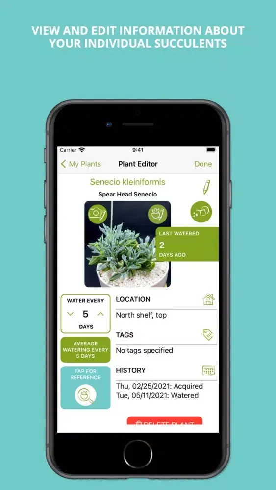 Succulent Tracker (Legacy) Screenshots