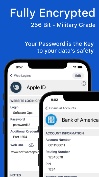 My Eyes Only Password Manager 스크린샷