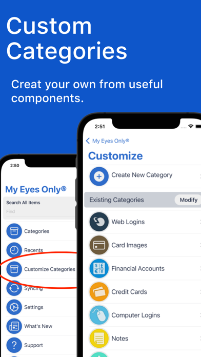 My Eyes Only Password Manager 스크린샷