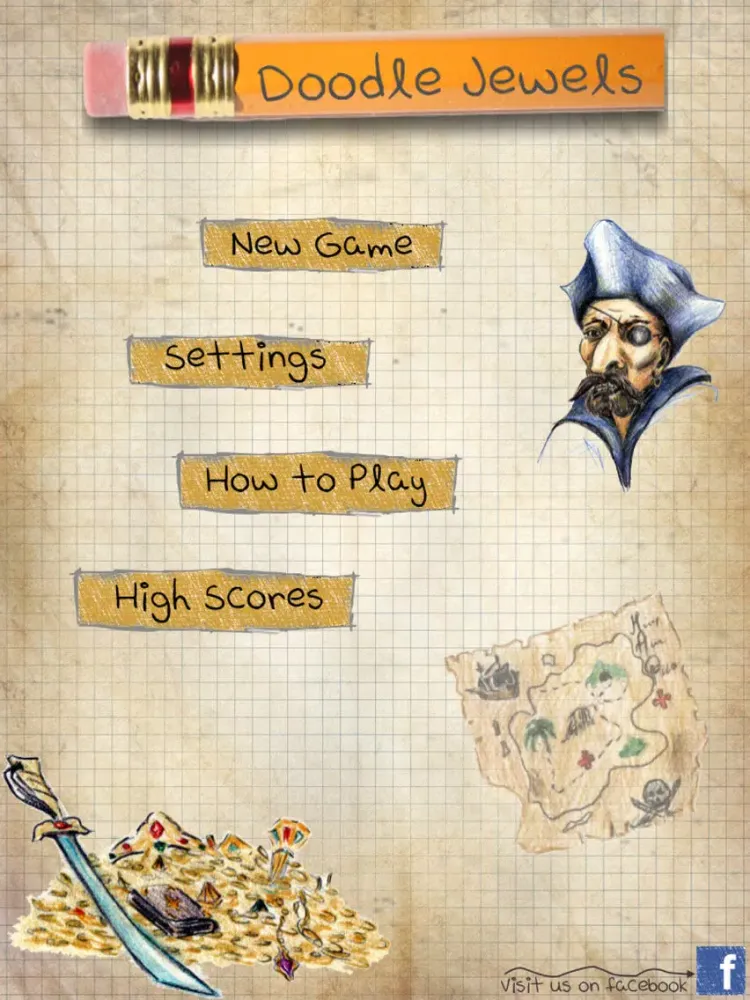 تصاویر Doodle Jewels HD iPad 