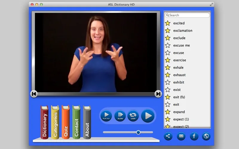 ASL Dictionary HD American Sign Language স্ক্রিনশট