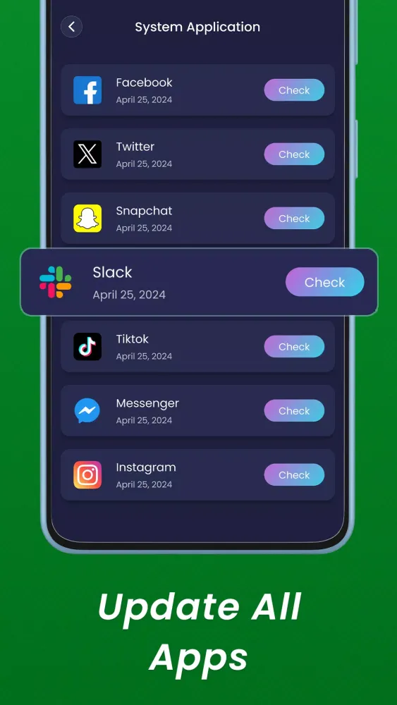 Software Update : App Update Screenshots