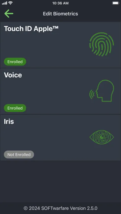 BioThenticate Screenshots