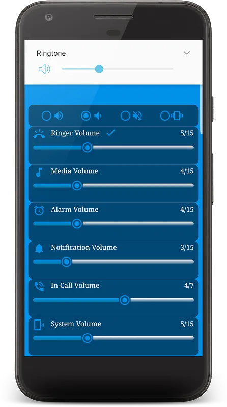 Volume Control Screenshots