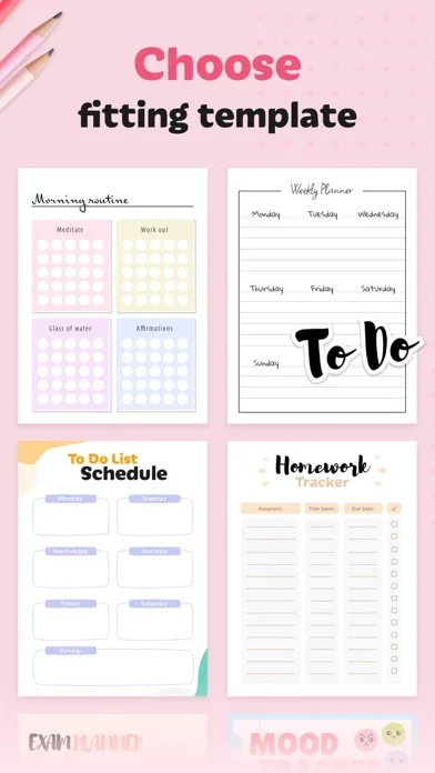 Digital Planner – Task Journal Screenshots